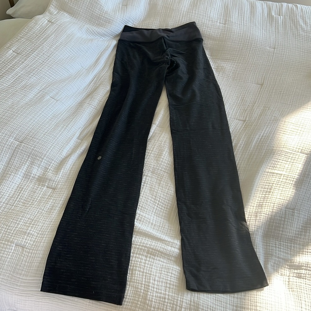 Lululemon Boot Cut Grey Leggings - Picture 2 of 7
